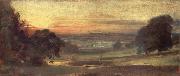 John Constable The Valley of the Stour at sunset 31 October1812 Sweden oil painting artist